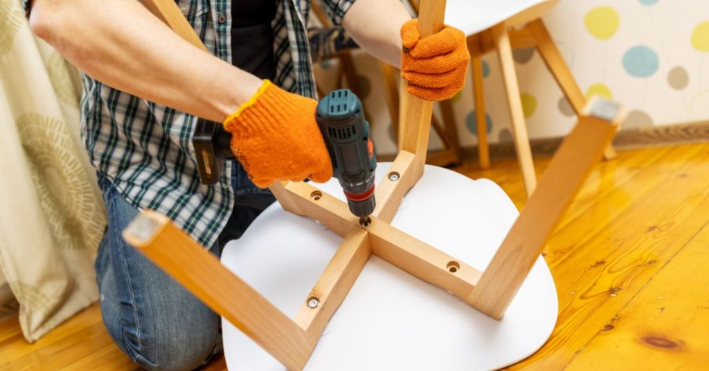 montagem de mesa e cadeiras em Belém